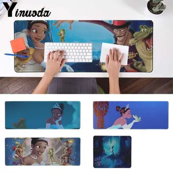 

Yinuoda The Princess and the frog cartoon Unique Desktop Pad Game Mousepad large Edge Locking Speed Version Game Pad for Gamer