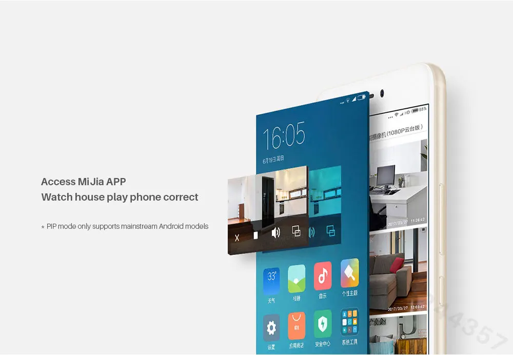 Xiaomi Mijia dafang smart 1080P wifi IP Cameras 120 Degree wide angle IR Night Vision cam wireless app control For Android IOS (9)