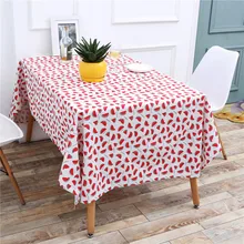 Modern Style Round Tablecloth Watermelon Printed Decoration Dining Birthday Table Cover  Home Decor Nappe Blanche Rectangulaire Modern Style Round Tablecloth Watermelon Printed Decoration Dining Birthday Table Cover  Home Decor Nappe Blanche Rectangulaire