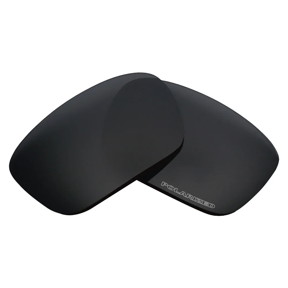Mryok+ POLARIZED Resist SeaWater Replacement Lenses for Oakley Badman Sunglasses Stealth Black