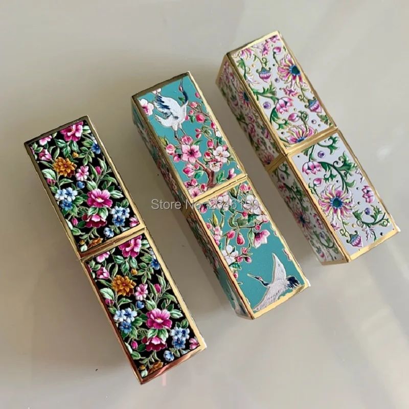 3D печать квадратный контейнер для бальзама губ DIY пустая алюминиевая губная