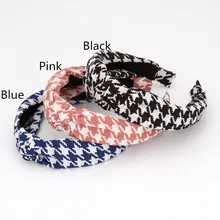 Hot Sale New Fashion Korean Headbands for Women Wide Print Fabric Butterfly Bow Knot Hair Accessories for Girls
