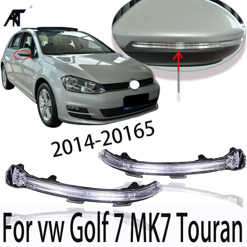 Светодиодная лампа указателя поворота для зеркала заднего вида Golf 7 MK7 Touran 2014 2016 5GD