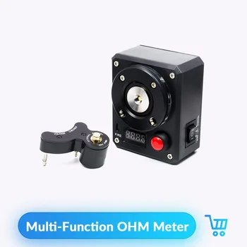 

Volcanee Multi-Function OHM Meter Coil Burn Fever Voltage for E Cigarette RDA Tank E Cigarette DIY Tools Vape Resistance Tester