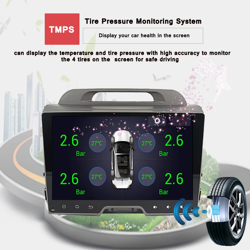 Cheap Car DVD player Gps Android 9.0 for KIA Sportage R / Sportage 2010 2014 2011 2012 2013 2015 Radio RDS WIFI Bluetooth 10.1" 2 DIN 4