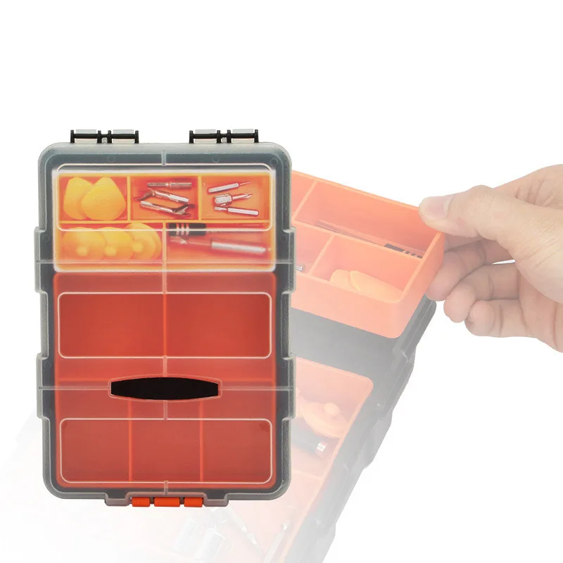 

Tool Box Plastic Screwdriver Storage Case Container for Electronic Components Screw Screwdrivers GHS99