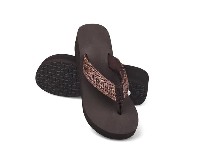 eva wedge flip flops Ladies