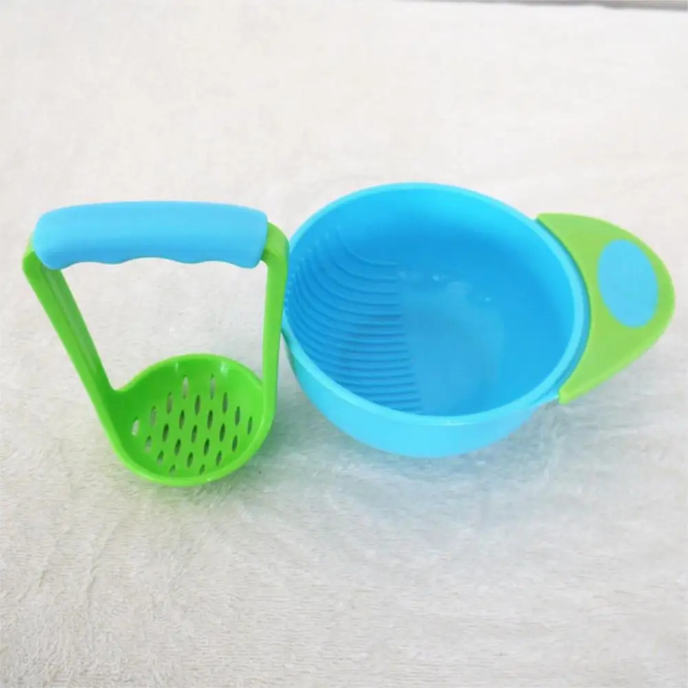 Детская пищевая миска с толкушкой, набор BPA бесплатно!, пищевая мельница для малышей, измельчение еды, миска для сока, ручная передача