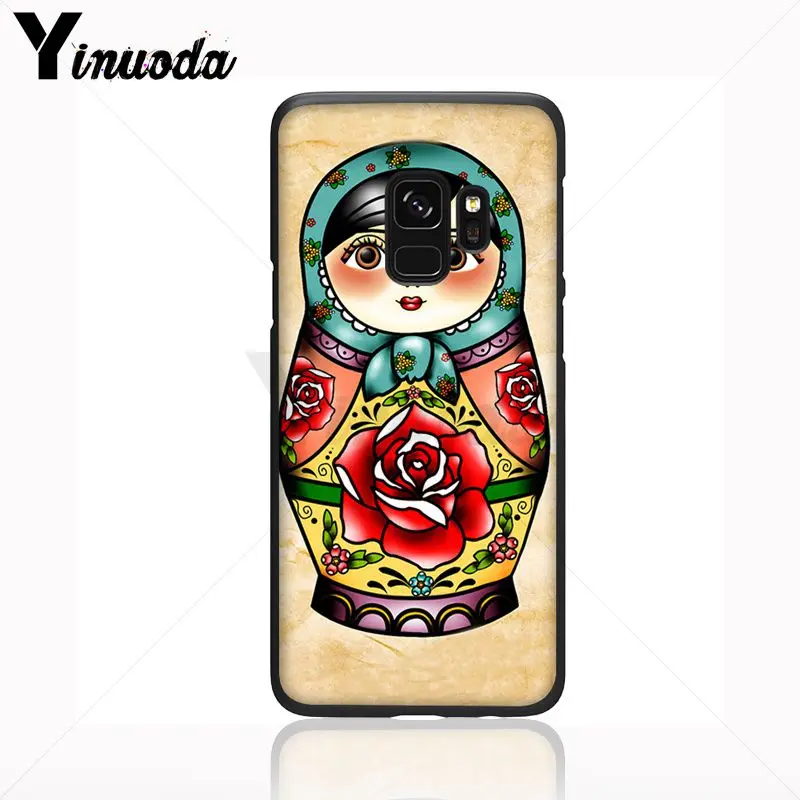 Cute Russian Dolls Pattern Matryoshka