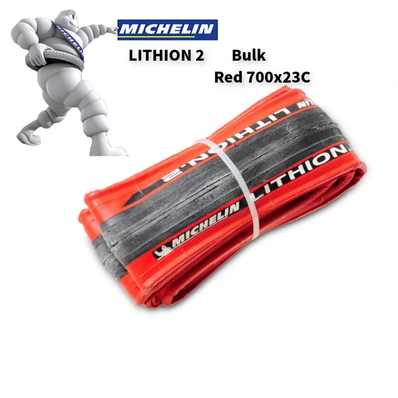 Сверхлегкие складывающиеся шины Michelin LITHION 2 для шоссейного велосипеда 700* 23C, прокол 260g 700C, тренировочные велосипедные шины 60TPI - Цвет: Bulk