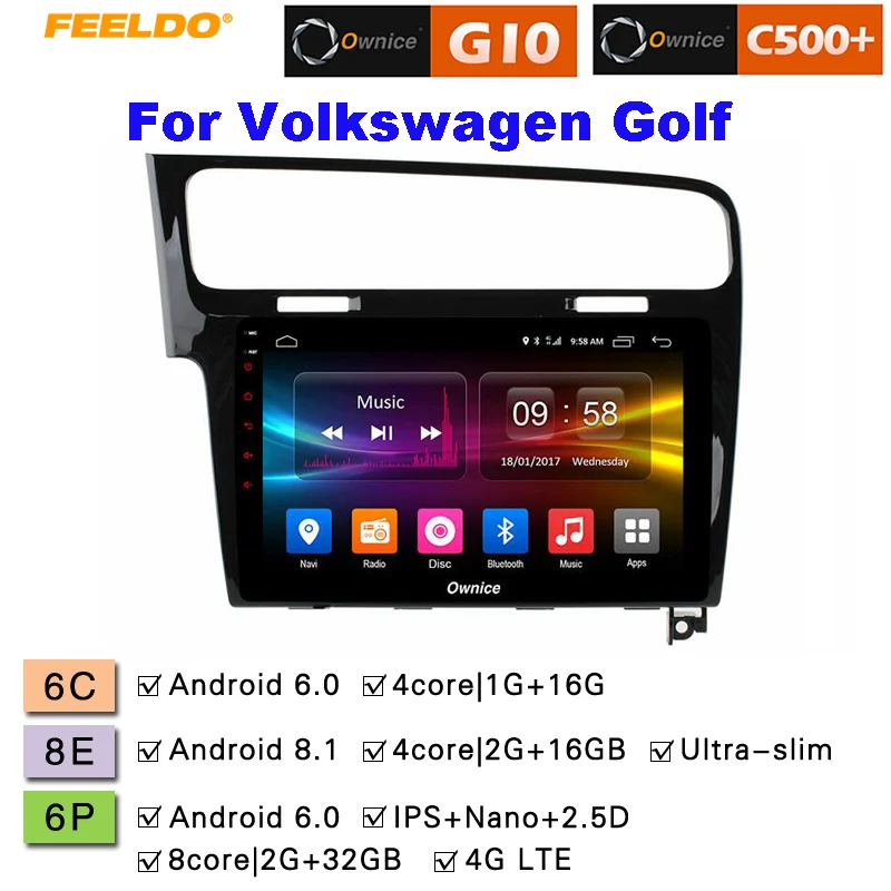 FEELDO 10 1 &quotAndroid 6 0 4 ядерный/DDR3 1G/16G/поддержка 4G ключ автомобильный медиаплеер для