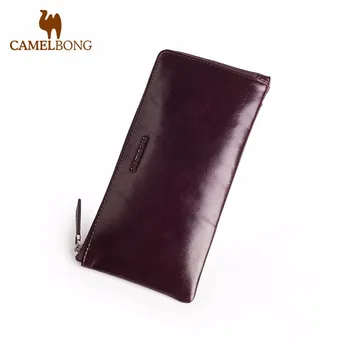 

2017 Camelbong Direct Selling Sale Men Wallet Leather High Quality Long Purses Phone Pocket Coin Holders Zipper Male Wallets