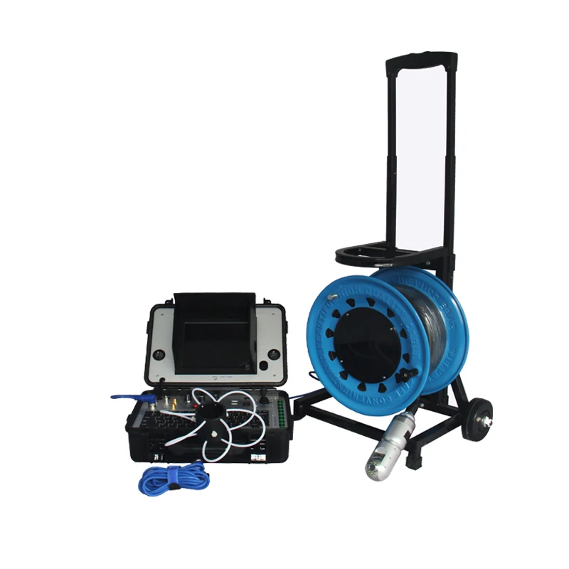 

Shenzhen Vicam Rotaion camera 100m soft cable underwater inspection camera with video ,audio recording and photography function