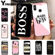 Чехол Yinuoda Boss для девушек и женщин, аксессуары для телефонов, чехол для xiaomi redmi 7 5plus 6pro 6a 4x go note5 note7 note6pro mi8se 9se funda