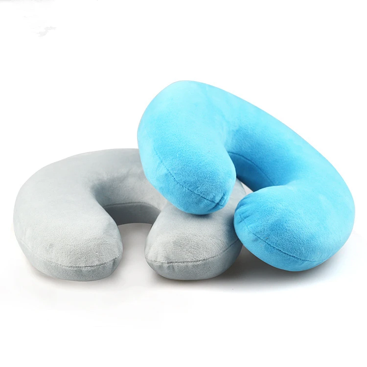 

New U Shaped Thai Latex Memory Foam Neck Pillows Soft Rebound Space Travel Pillow Air Plane Neck Pillows Cervical Drop Shipping