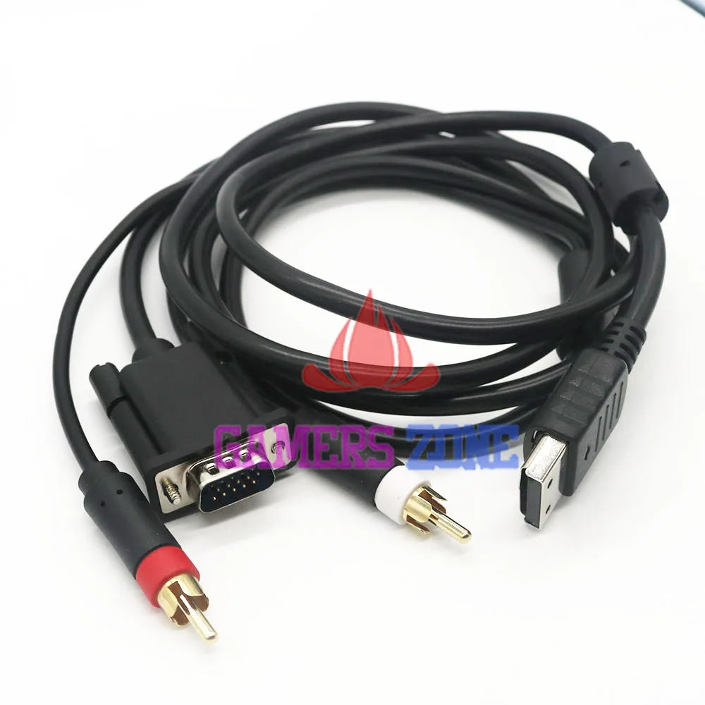 

20pcs VGA Cable HD adapter NTSC JAPAN US PAL Console for SEGA Dreamcast DC Console RCA