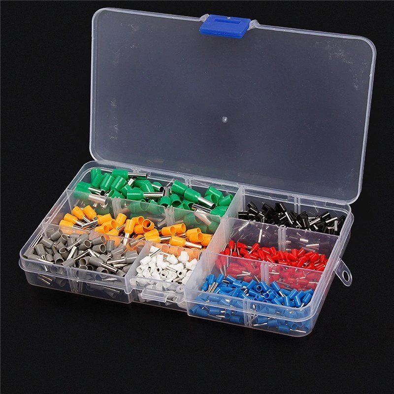 

600Pcs Wire Copper Crimp Connector Insulated Cord End Terminal 22-10AWG Kit Set
