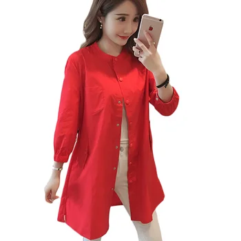

Autumn New Plus size Windbreaker coat Women Outer Suit Fashion Thin Section Slim Female Trench coat Women's Casual Overcoat a305