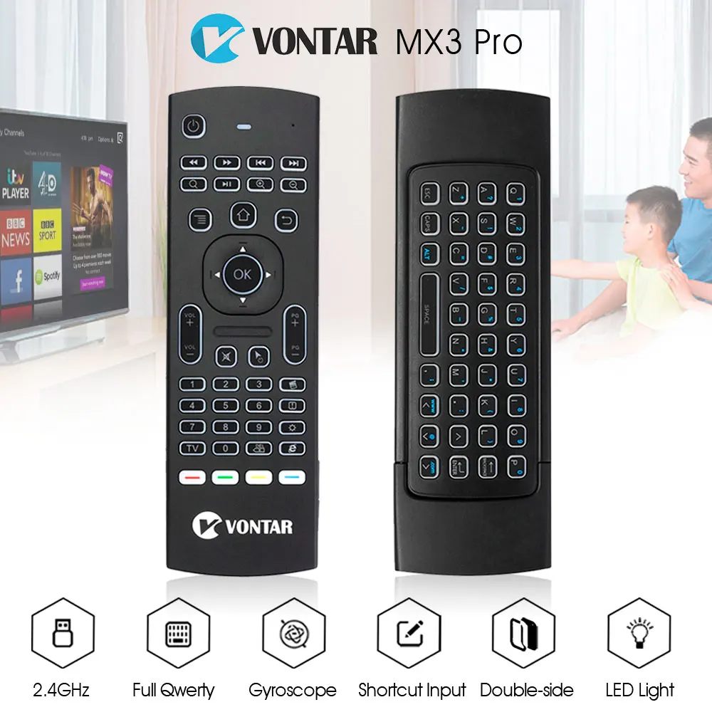 MX3 Air Mouse Backlight Optional MX3 mini keyboard 2.4G Remote Controller IR Learning Fly air mouse For Android Smart TV BOX MX3 Air Mouse Backlight Optional MX3 mini keyboard 2.4G Remote Controller IR Learning Fly air mouse For Android Smart TV BOX