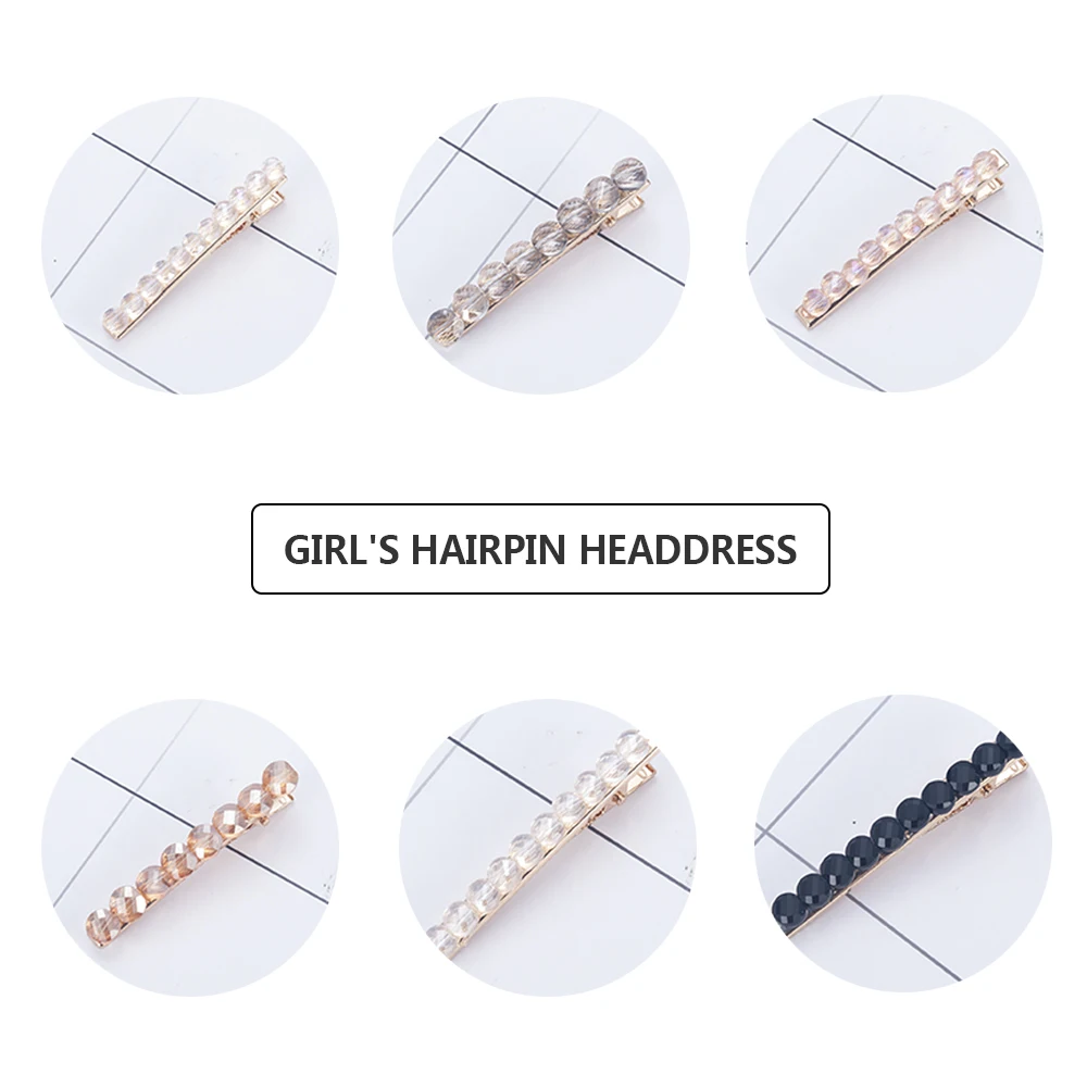 New Rhinestone Hair Pins Hair Clip Hair Comb Bobby Pin Barrette Hairpin Headdress Women Crystal Wedding Party Hair Jewelry Gift