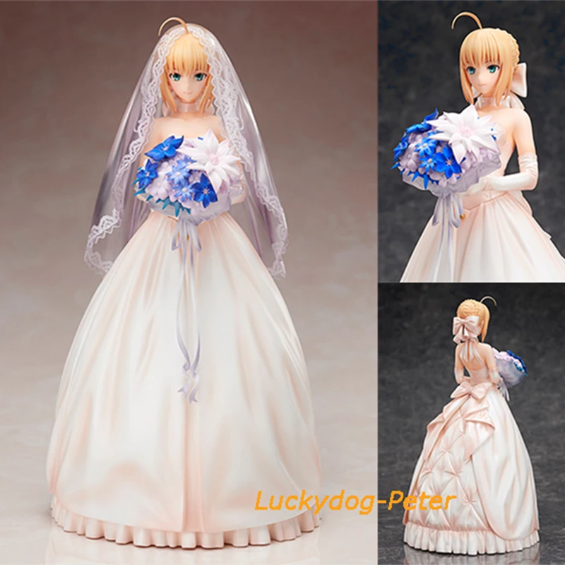 Fate Grand Order Divine Realm of the Round Table: Camelot Wandering 2020 Fate-Stay-Night-Figure-Saber-10th-Anniversary-Wedding-Dress-Ver-Doll-1-7-scale-painted-figure