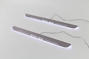 LED ドア敷居プレート移動ドアスカッフボードを Running Nerf バードアエントリーガード用カバーハイラックス VIGO REVO 2015 -2017 プレート