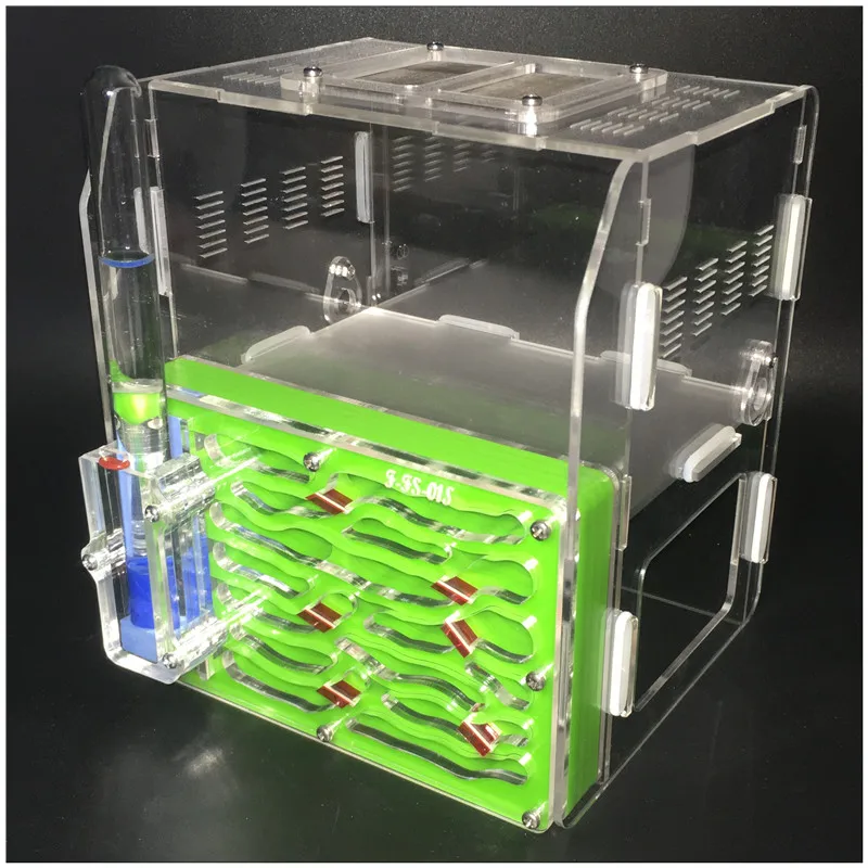 Толстые гнездо муравьев виллы мастерской муравейник акрил фермы "переступили границу" дворец Замок задний фон для студий насекомых клетки студенты научный устройства игрушка FS01H