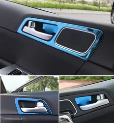 Внутренняя дверная ручка чаши Крышка отделка украшение автомобиля для Kia Sportage QL KX5 2017 2018