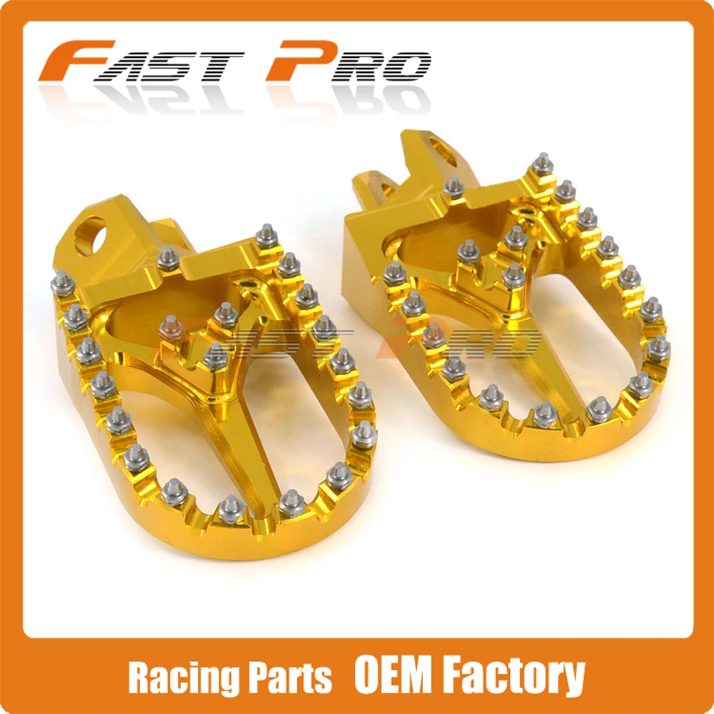 Billet MX Wide Foot Pegs Rests Pedals Footpegs For SUZUKI DR Z DRZ 400