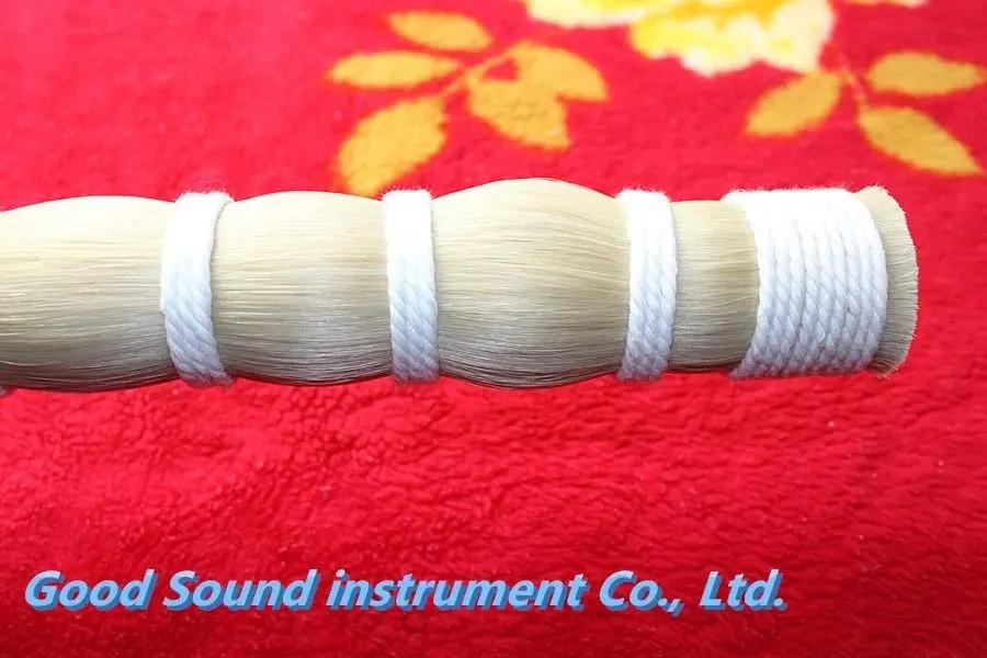 

1000g AAA violin viola cello Mongolia natural white bow hair horse tail 80-85cm