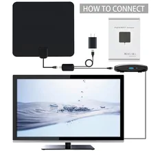 

tv antenna dvb-t2 Indoor HD Digital TV Antenna with 50 Mile Long Range Amplifier HDTV Signal Booster Upgraded Version For DVB T2