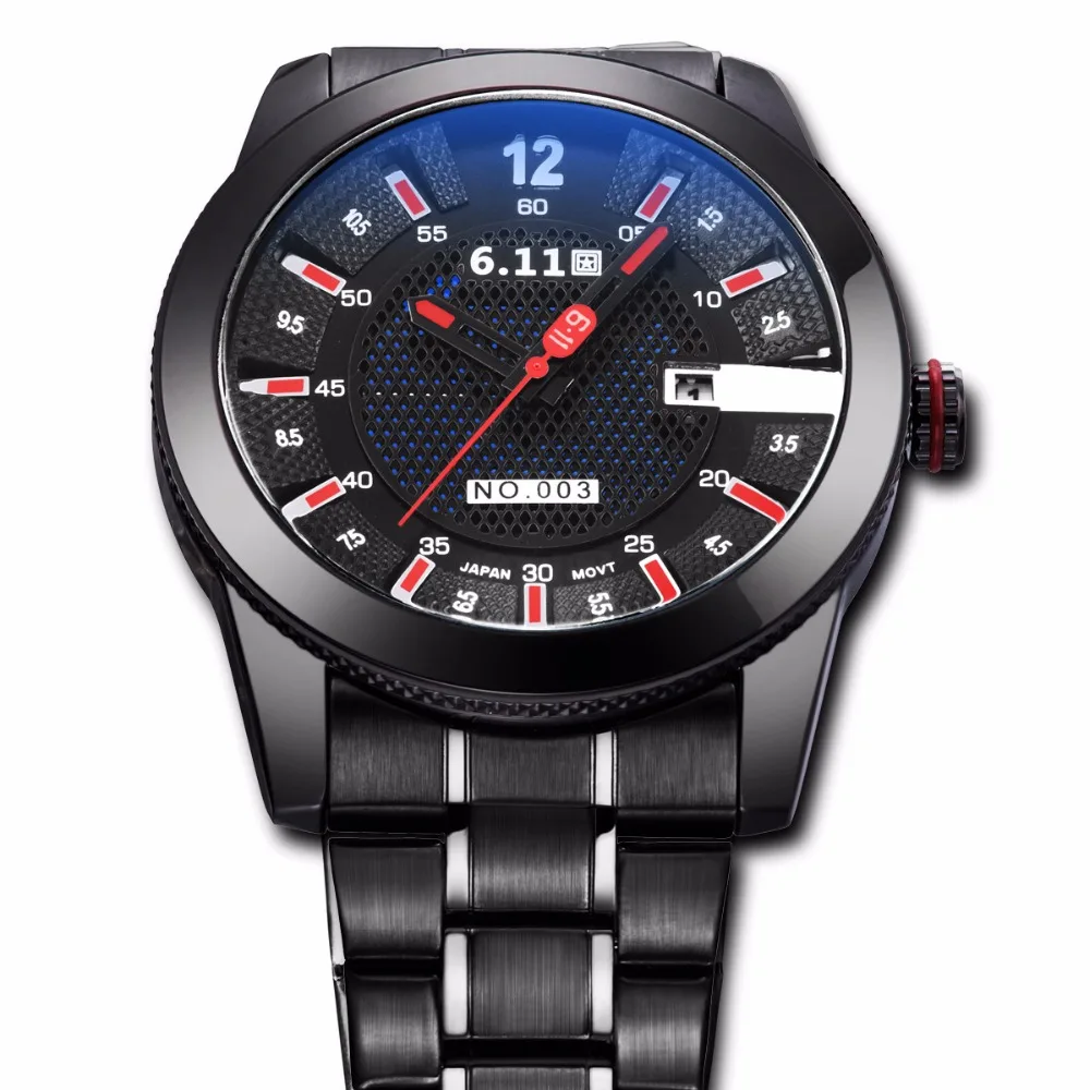 6 11 メンズ 2019 ファッションソーラー腕時計フルスチール時計軍ミリタリーアウトドアクォーツ腕時計カジュアルスポーツ腕時計 No 003 Watch Casual Watch Fwatch Fashion Aliexpress