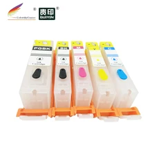 (RCC670-5) многоразовый чернильный картридж для Canon PIXMA MG6860 MG5760 MG6865 MG5765 PGI-670 PGI670 PGI 670 BK C M Y