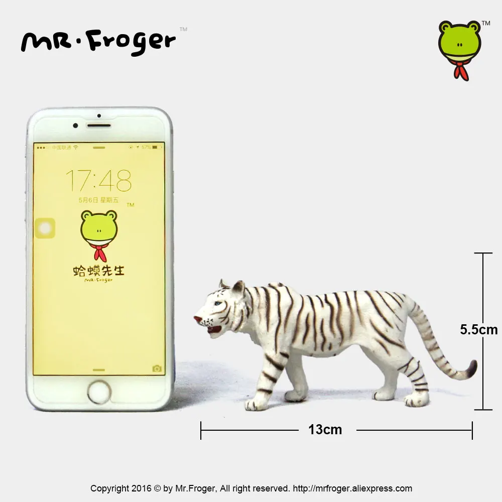 Mr.Froger Бенгал Белый Тигр модель игрушки дикие животные набор игрушек зоопарк
