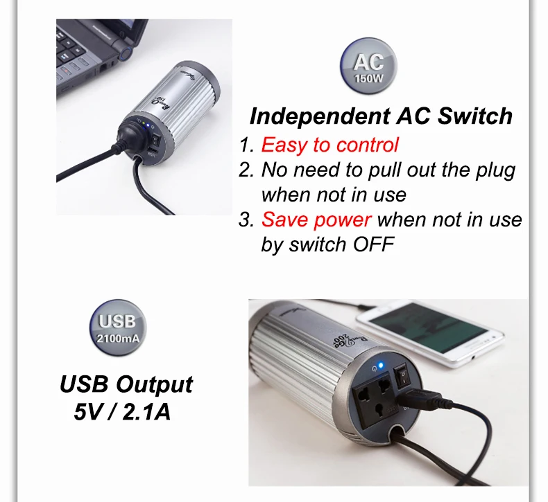 150W car inverter