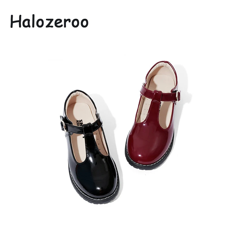 

New Spring Cow Baby Girls Genuine Leather Shoes Children Soft Shoes Kids Black Brand Shoes School Shoes Princess Mary Jane 2019
