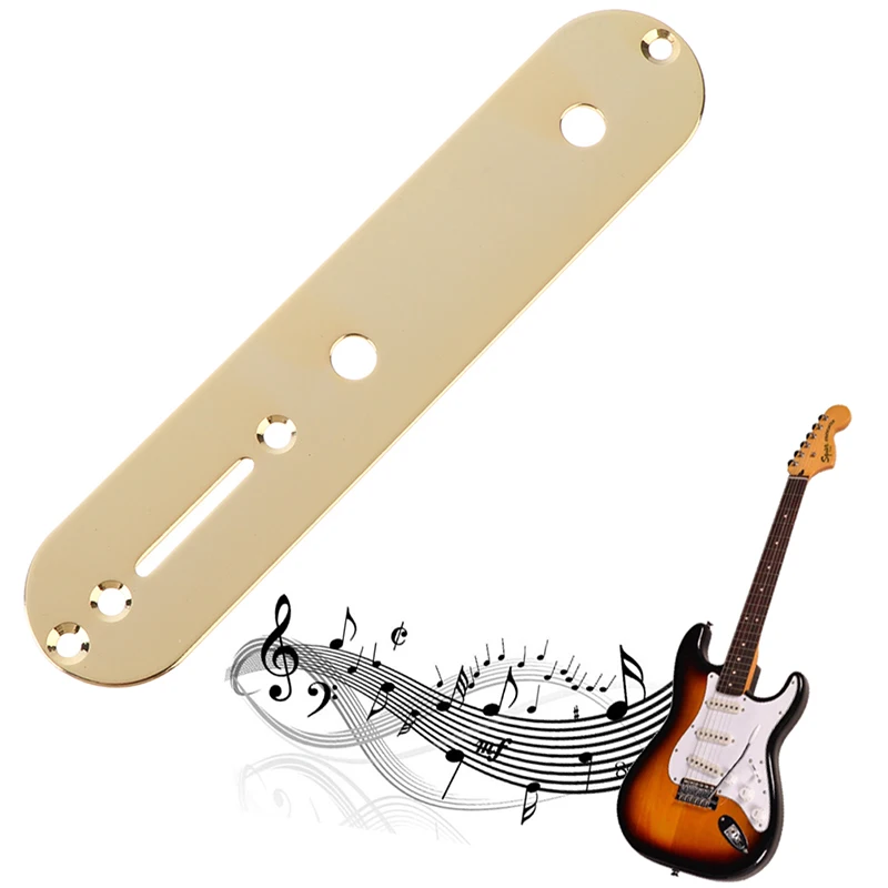 

1Pc Guitar Parts Quality Plated Control Plate For Fender Telecaster Tele Electric Guitar Gold/Black Color Plates