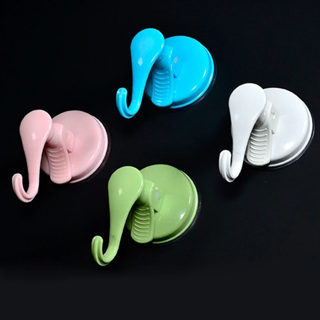 

Colorful ABS Vacuum Traceless Hooks No Drilling Suckers Suction Cup Hanger Holders Towels Bag Caps