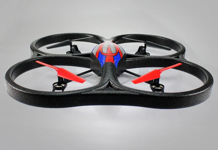 Квадрокоптер WL V262 UFO VS Parrot AR.Drone 2 4 V222 U818A с ЖК дисплеем 51 см 0 ГГц каналов 6 осевой