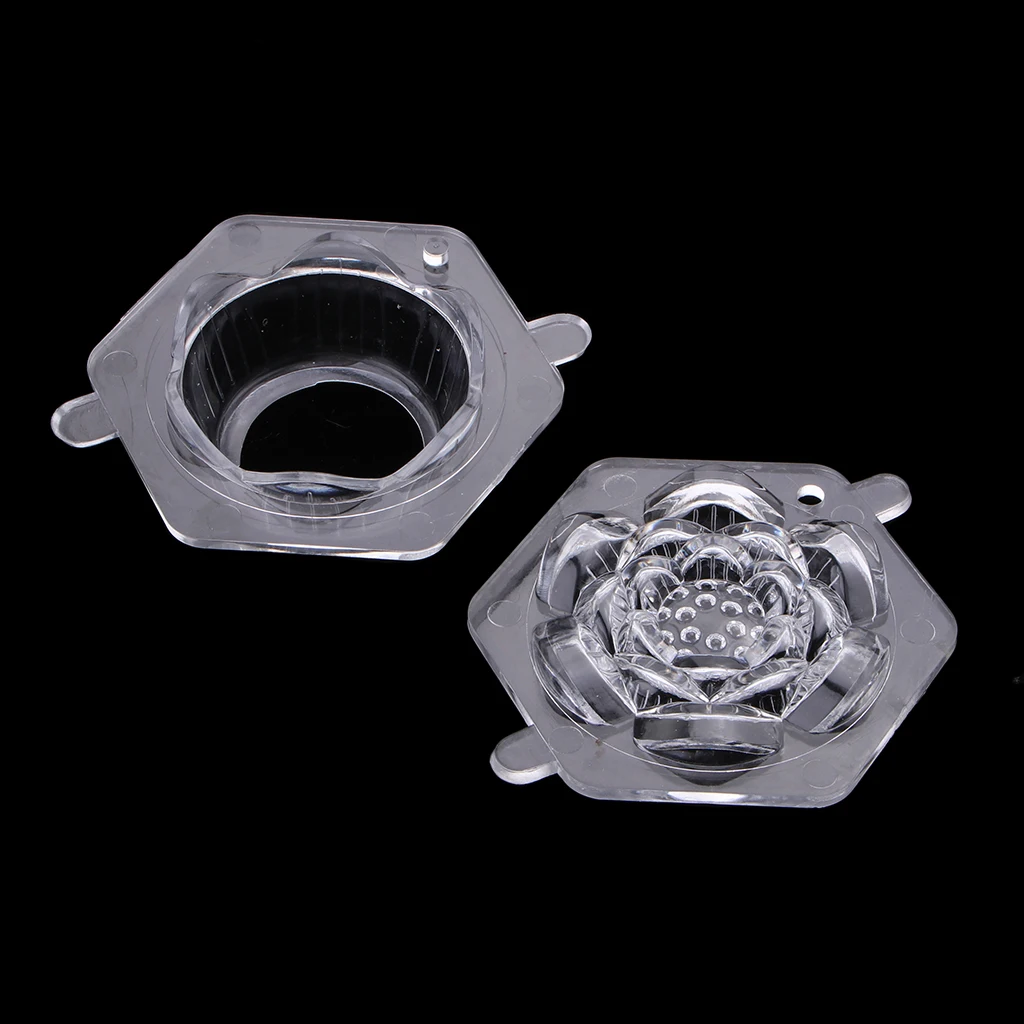 Plastic Clear Molds, Handmade Soap/Candle Making Molds Lotus Shape Candle Making DIY Gift Accessories