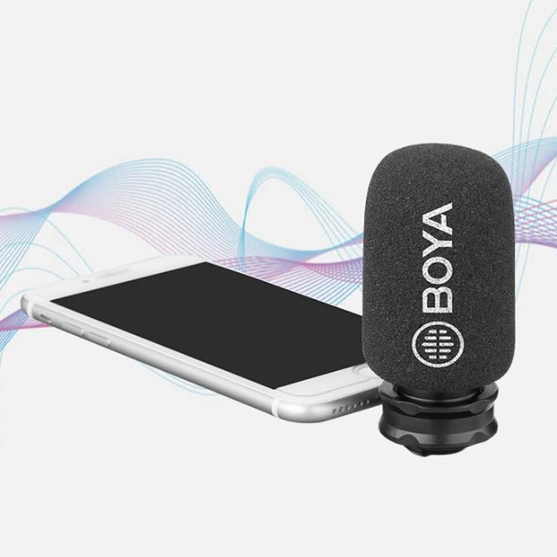 

Boya Digital Stereo Microphone For Android iPhone Smart Phone Recording Sound Microphone IOS Type-C Interview Vlog Live