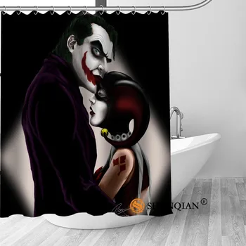 

New Harley Quinn Shower Curtain Bathroom Decorations For Home Waterproof Fabric Curtain Shower Bath Curtain A18.1.3