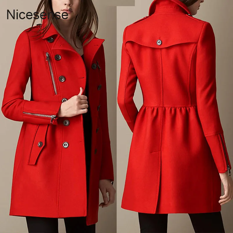 NicesensE зимнее пальто женское sobretudo пончо casaco feminino abrigos mujer invierno manteau Женское пальто manteau femme