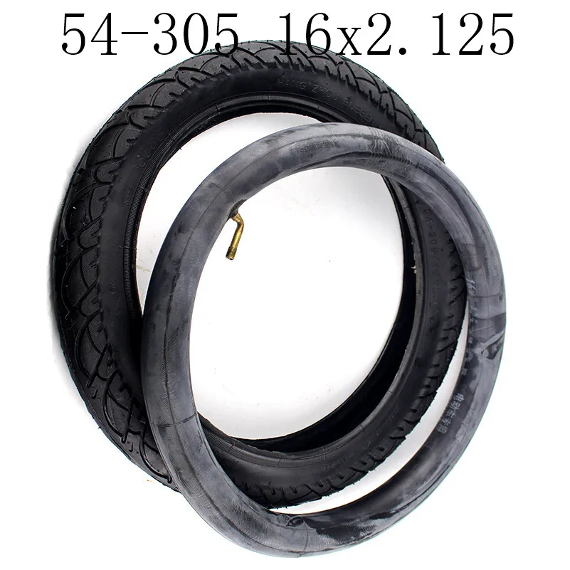 Шины хорошего качества 16X2,125/54-305 для многих газовых электрических скутеров и электронных велосипедов 16X2,125 шины для мотоциклов