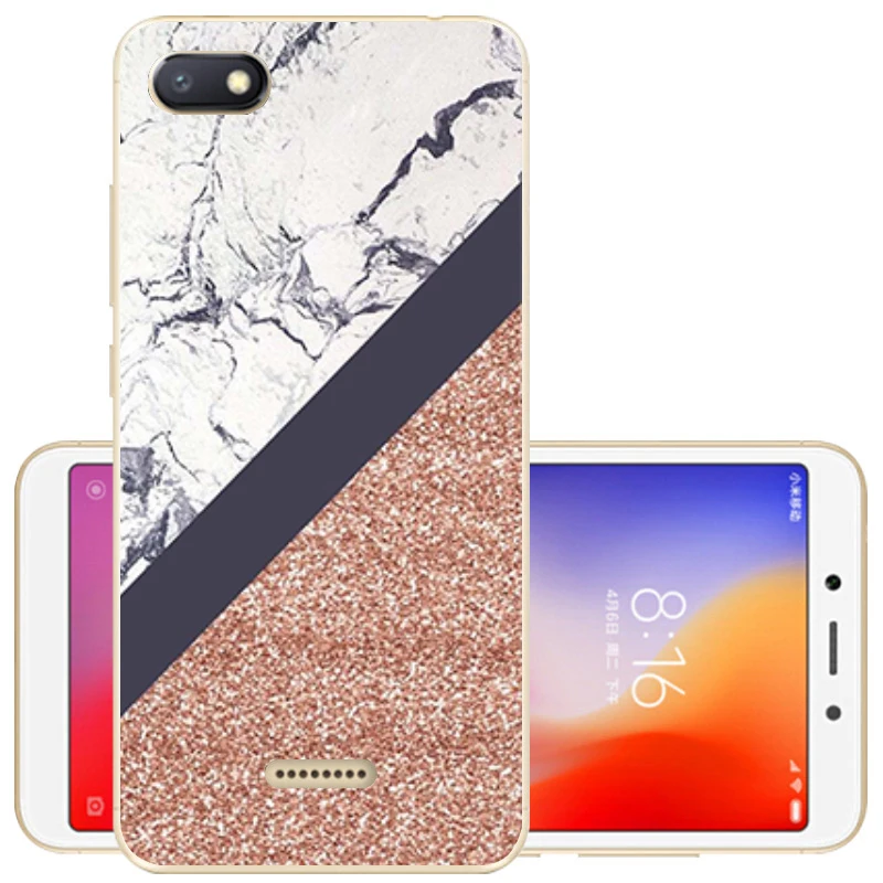 For Xiaomi Redmi 6A Case Redmi 6A Case Soft Silicone Back Cover Phone Case For Xiaomi Redmi 6A Redmi 6 A Redmi6A Redmi6 Fundas - Цвет: 17