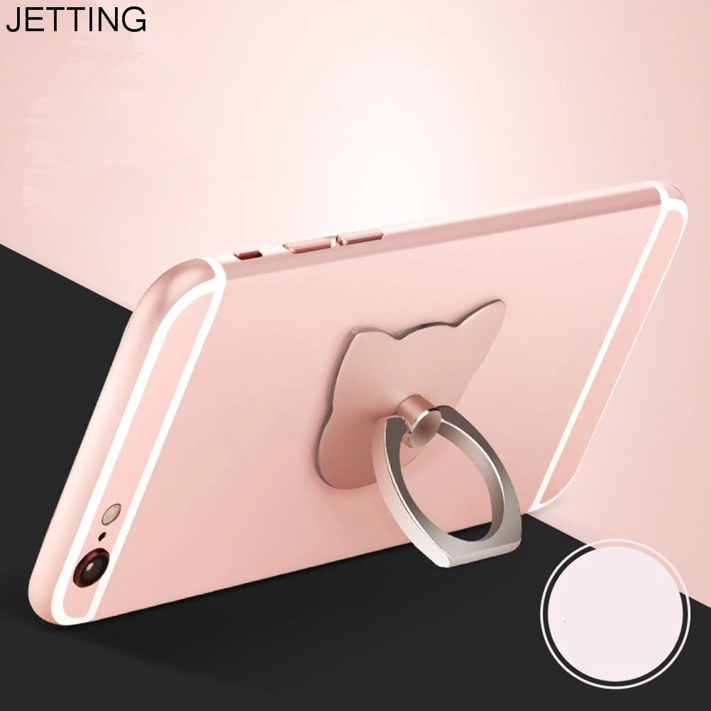 

JETTING Universal Metal Mirror Finger Ring Mobile cell Phone Smartphone telephone hand Stand Holder desk car