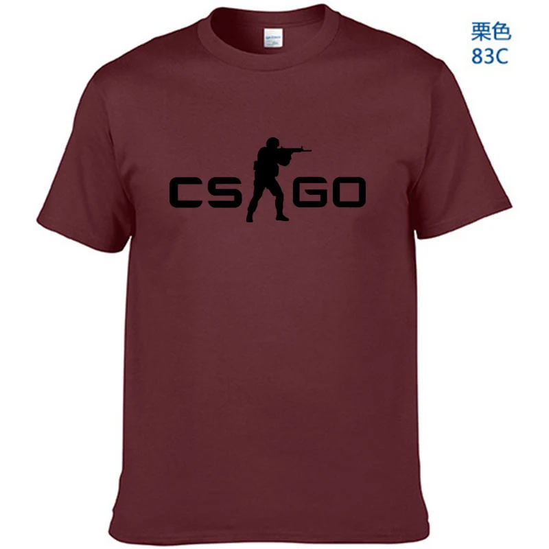 Мужская футболка Cs Go 2018 Counter Strike с глобальным нападением CSGO повседневная мужская