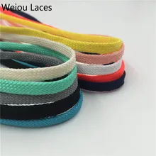 Weiou 7 мм плоские трубчатые шнурки стили спортивные кроссовки Bootlace многоцветные полиэфирные шнурки для кроссовок сапоги
