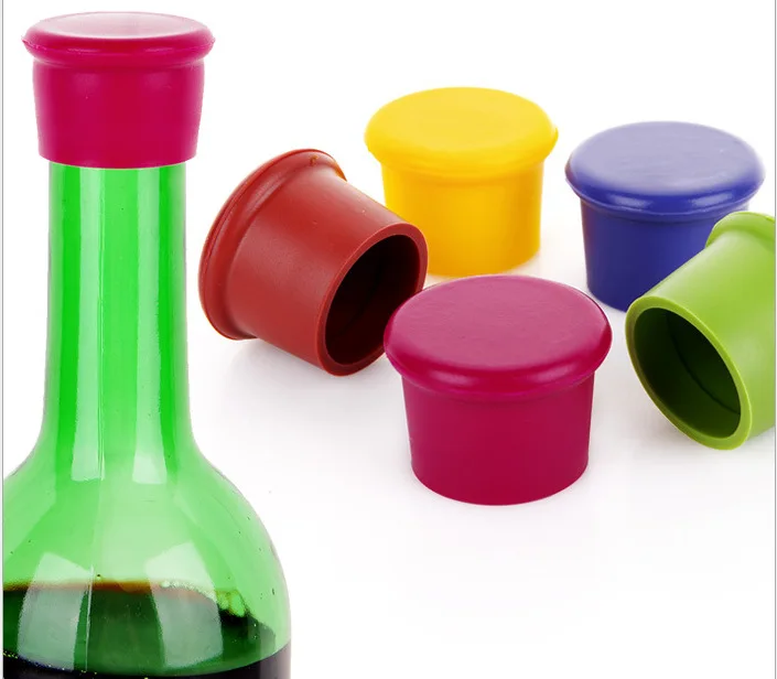 Silicone Wine Bottle Stopper Sealed Wine Stoppers Kitchen Wine