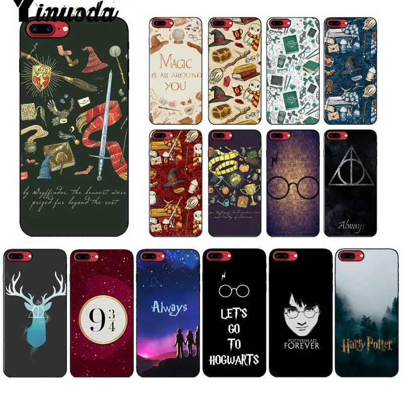 

Yinuoda Harry Potter always DIY Printing Phone Case cover Shell for Apple iPhone 8 7 6 6S Plus X XS MAX 5 5S SE XR Mobile Cases